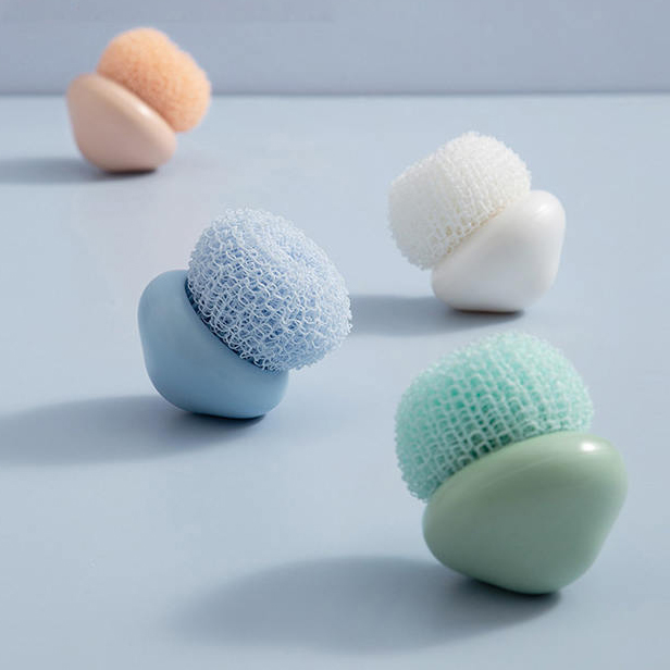 Cute Mushroom Head Nylon Ball Paglilinis ng Kusina