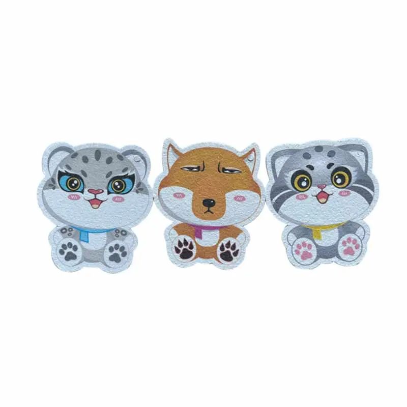 Cartoon Cat Dog Compressed Cellulose Sponge