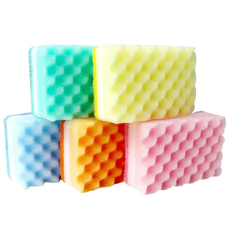 Scrub Environment Malinis na Three-Layer Compound Kitchen Sponge