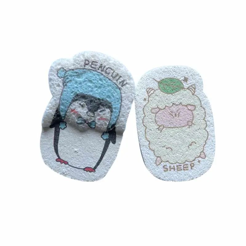 Cute Cartoon Penguin Alpaca Compressed Cellulose Sponge