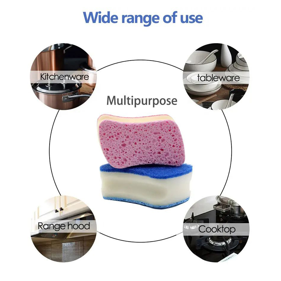 Pakyawan Panghugas ng Pinggan Cellulose Kusina Panlinis Sponge