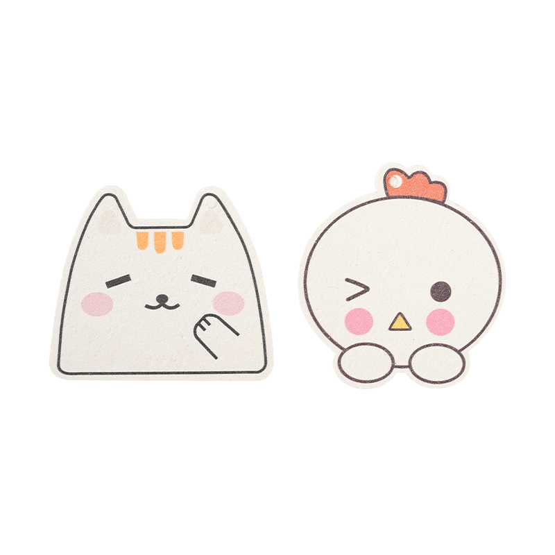 Naka-compress na pag-print ng wood pulp cellulose sponge