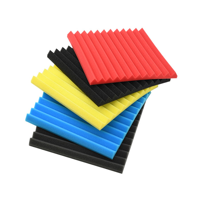 Custom na Acoustic Soundproofing Foam para sa Live Streaming Room KTV Polyurethane Pyramid Egg Soundproofing Foam Dekorasyon ng Bahay na Materyal na Pagsipsip ng Tunog